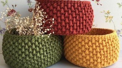 Fabricação prática de cestas de malha