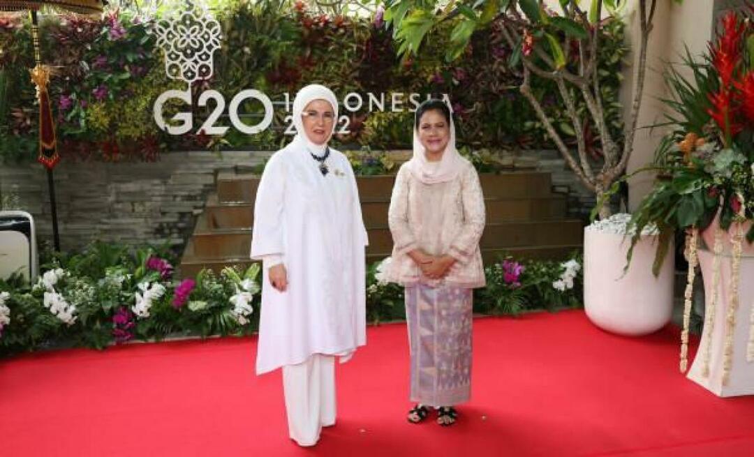 Emine Erdoğan se reuniu com as esposas dos líderes na Cúpula do G20
