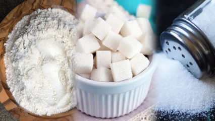 Método de emagrecimento, evitando 3 brancos! Como resta açúcar e sal? 3 dieta branca