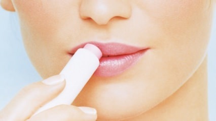 Diferentes usos do creme labial