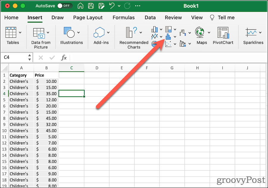 Como criar um gráfico de caixa no Excel