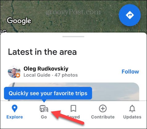 Salvar uma rota no Google Maps