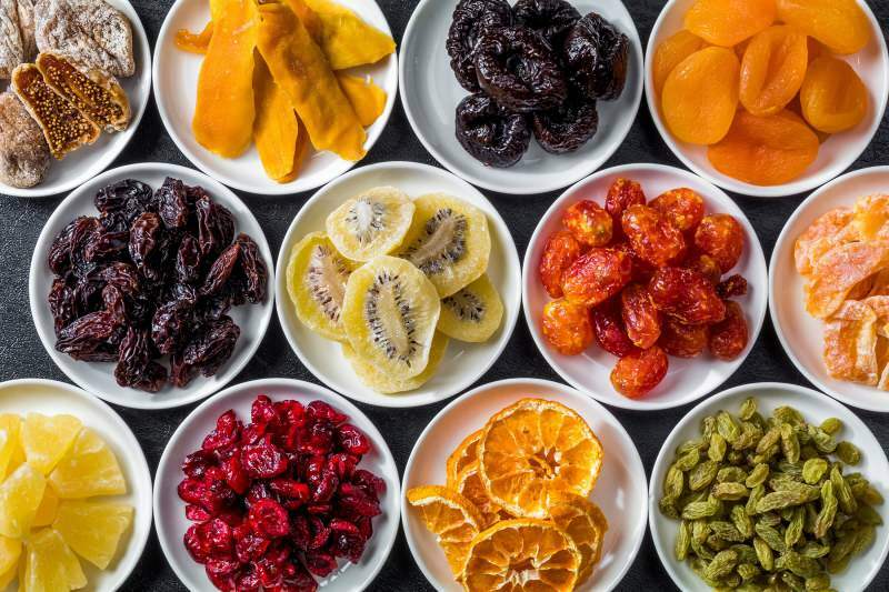 Benefícios de frutas secas