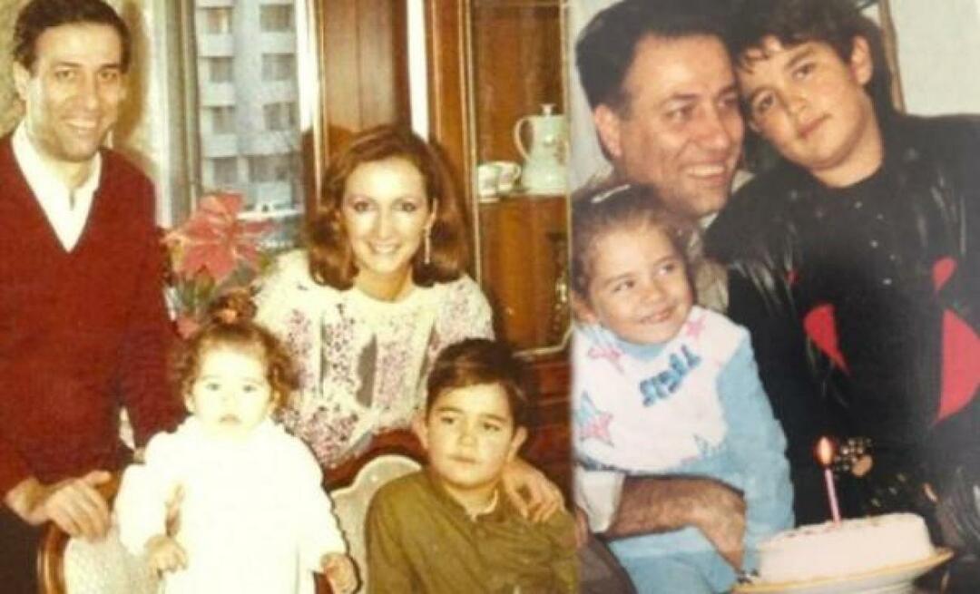 Ali Sunal comemorou o aniversário de Kemal Sunal! "Parabéns meu anjo pai"