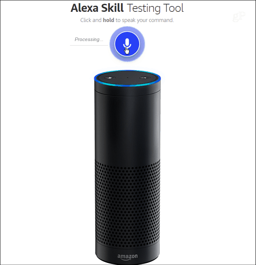 Ferramenta de Teste de Habilidades Alexa