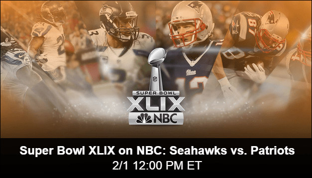 NBC Streaming Super Bowl XLIX Online Grátis