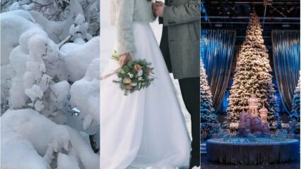 2018-19 decorações de casamento de inverno