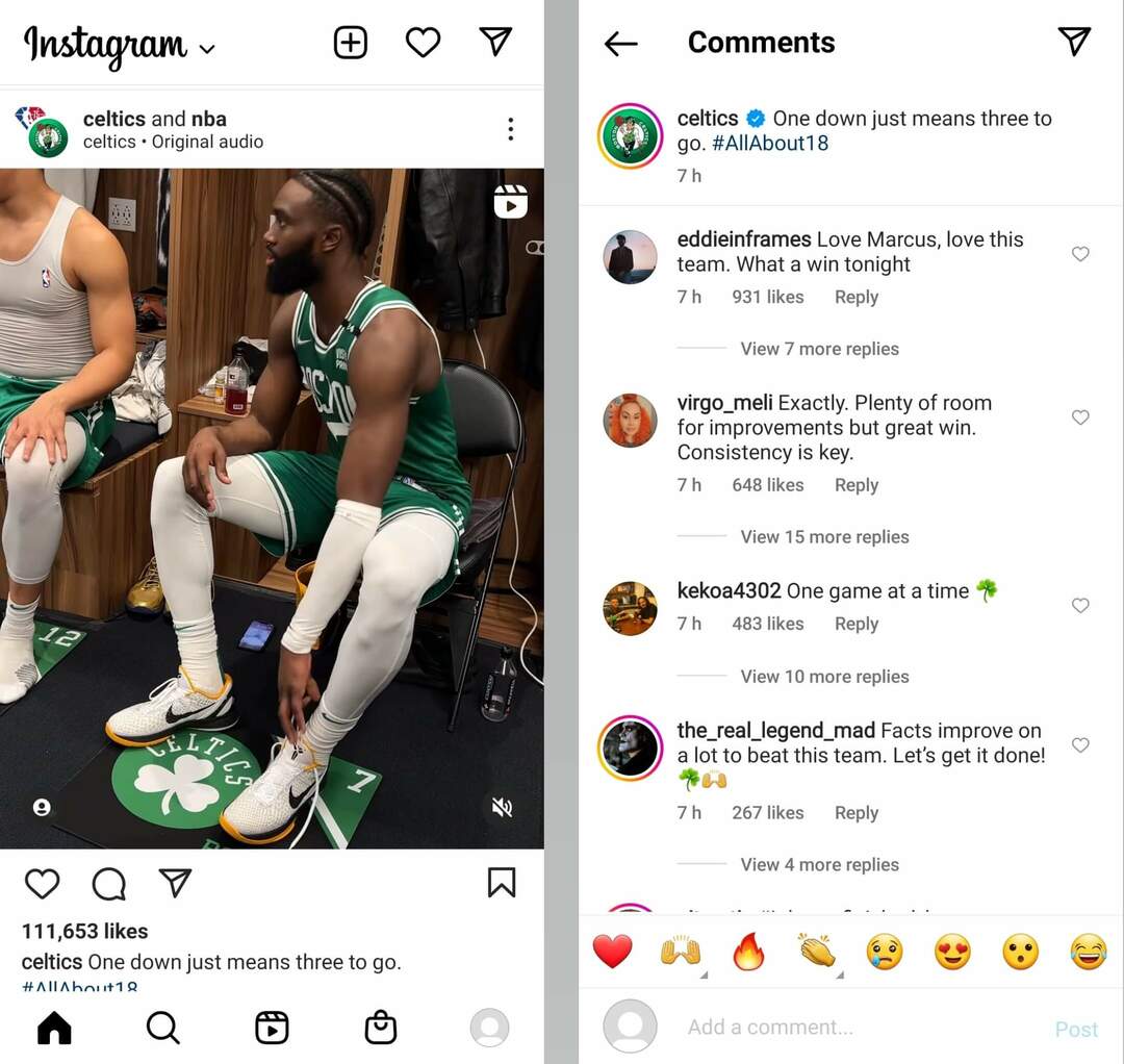 instagram-reel-celtics-conversations-exemplo