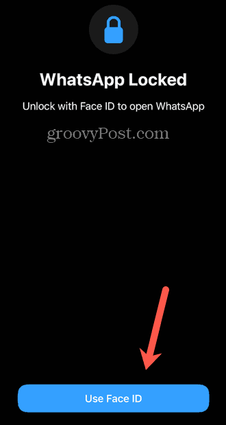 whatsapp usar identificação facial