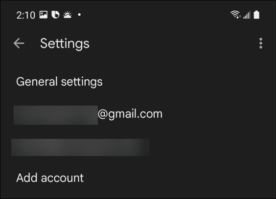 escolha conta gmail