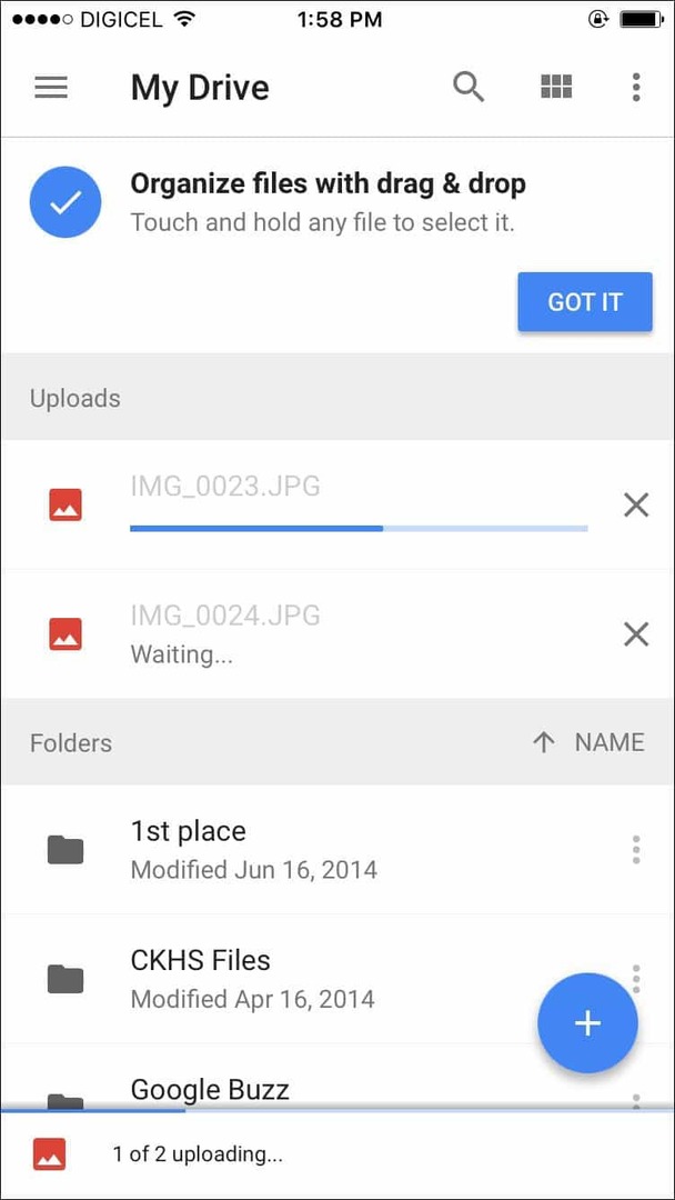 Google Drive para iOS atualizado com o suporte ao toque 3D
