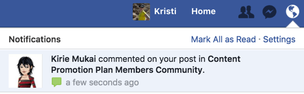 Receba uma notificação quando alguém pedir para entrar no seu grupo do Facebook.