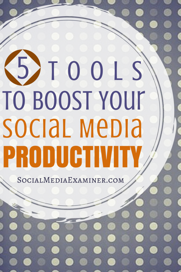 5 ferramentas para aumentar sua produtividade em mídia social: examinador de mídia social