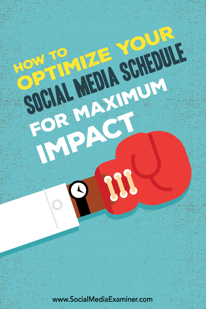 Como otimizar sua programação de mídia social para o máximo impacto: examinador de mídia social