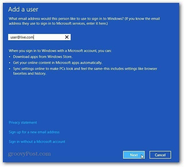 Como adicionar e gerenciar novos usuários no Windows 8