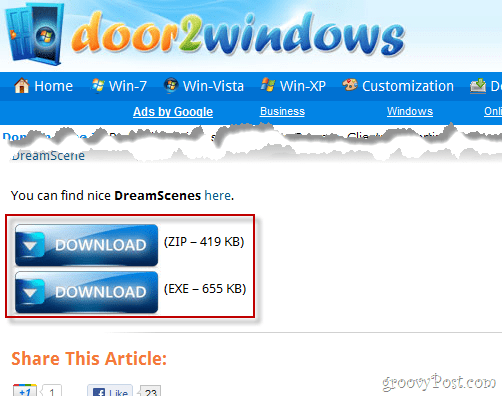 Como instalar o DreamScene no Windows 7