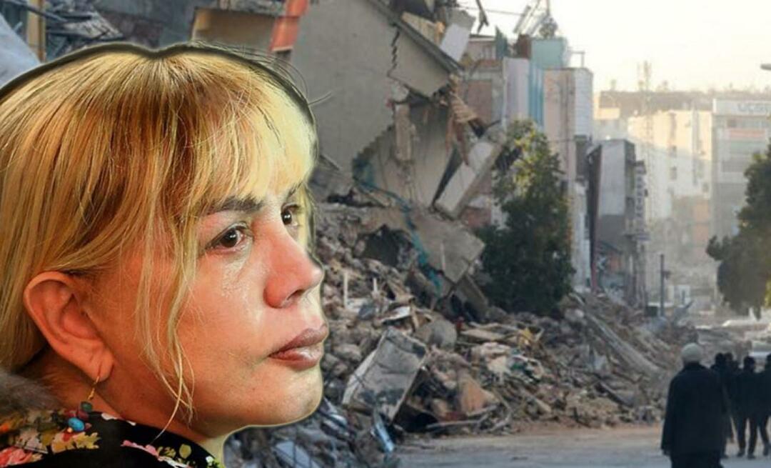 Sezen Aksu está na zona do terremoto! 