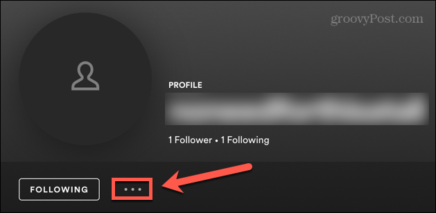 spotify menu de três pontos