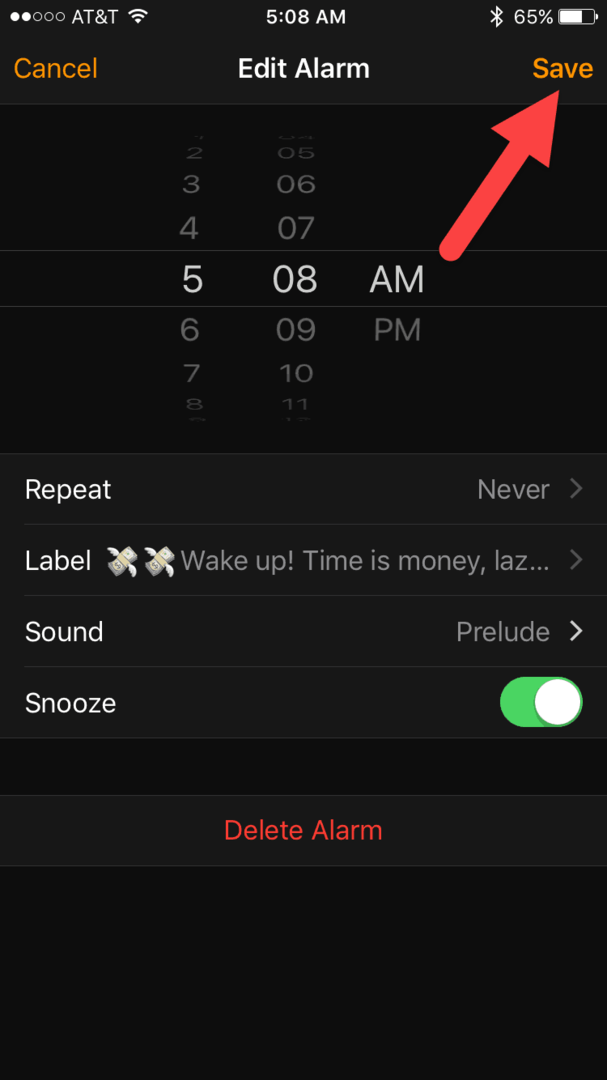 Como definir etiquetas de alarme para iPhone e botão Desativar soneca