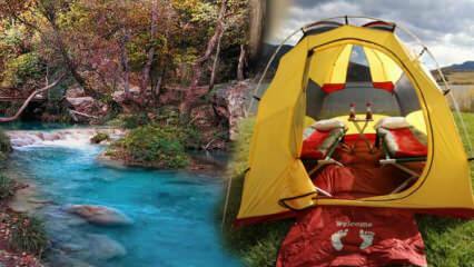Áreas de camping gratuitas em Eskişehir, onde você pode estar cercado pela natureza