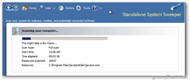 O Microsoft Standalone System Sweeper é um Rootkit Analyzer para Windows
