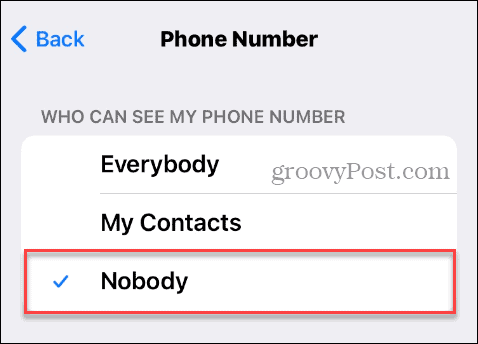 Ninguém consegue ver o número de telefone no Telegram no iPhone