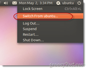 mudar formulário ubuntu