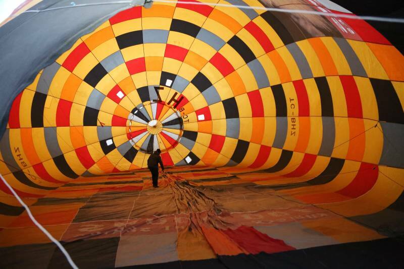 Primeiras fotos do turismo de balão em Ordu