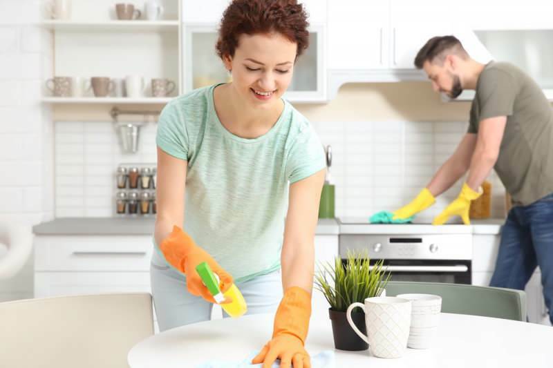 limpeza doméstica rápida e prática