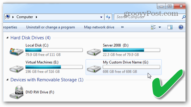 lista de unidades de disco rígido no Windows File Explorer