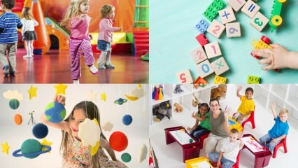 Quais são os tipos de atividades pré-escolares? Exemplos das atividades de jardim de infância mais úteis