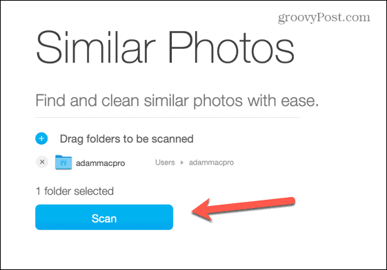 Cleaner One Pro digitalizar fotos semelhantes