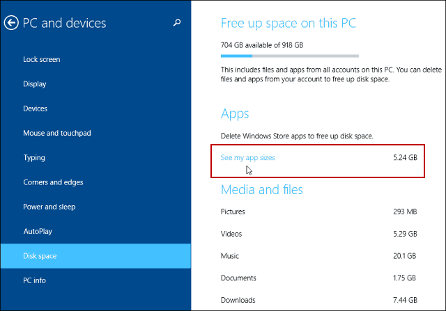 Dica do Windows 8.1: gerencie aplicativos modernos e libere espaço em disco
