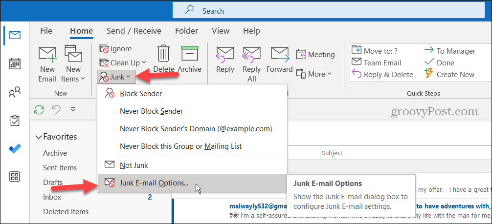 Outlook não sincronizando