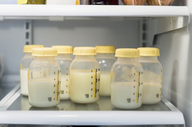Como o leite materno é armazenado?