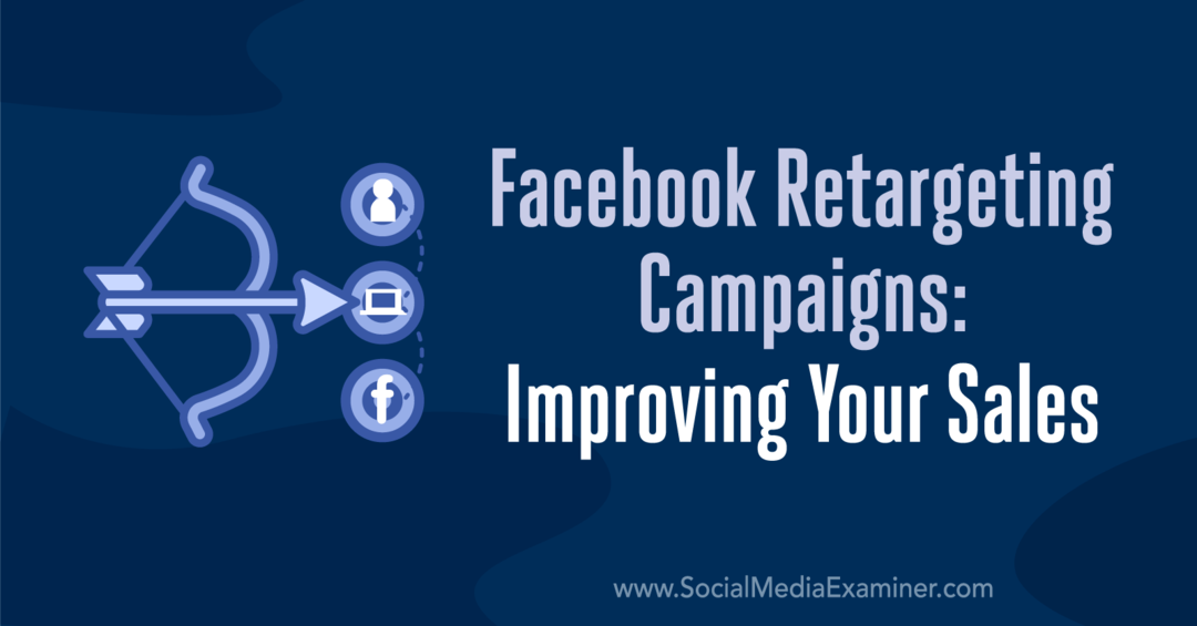 Campanhas de Retargeting do Facebook: Melhorando Suas Vendas, por Emily Hirsh no Social Media Examiner.