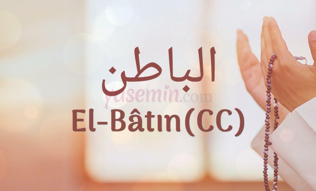 O que al-Batin (c.c) significa? Quais são as virtudes de al-Bat?