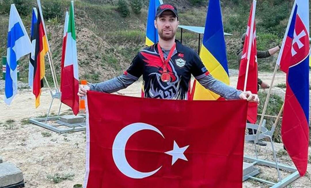O filho de Seda Sayan, Oğulcan Engin, orgulhosamente agita a bandeira turca na Polônia!