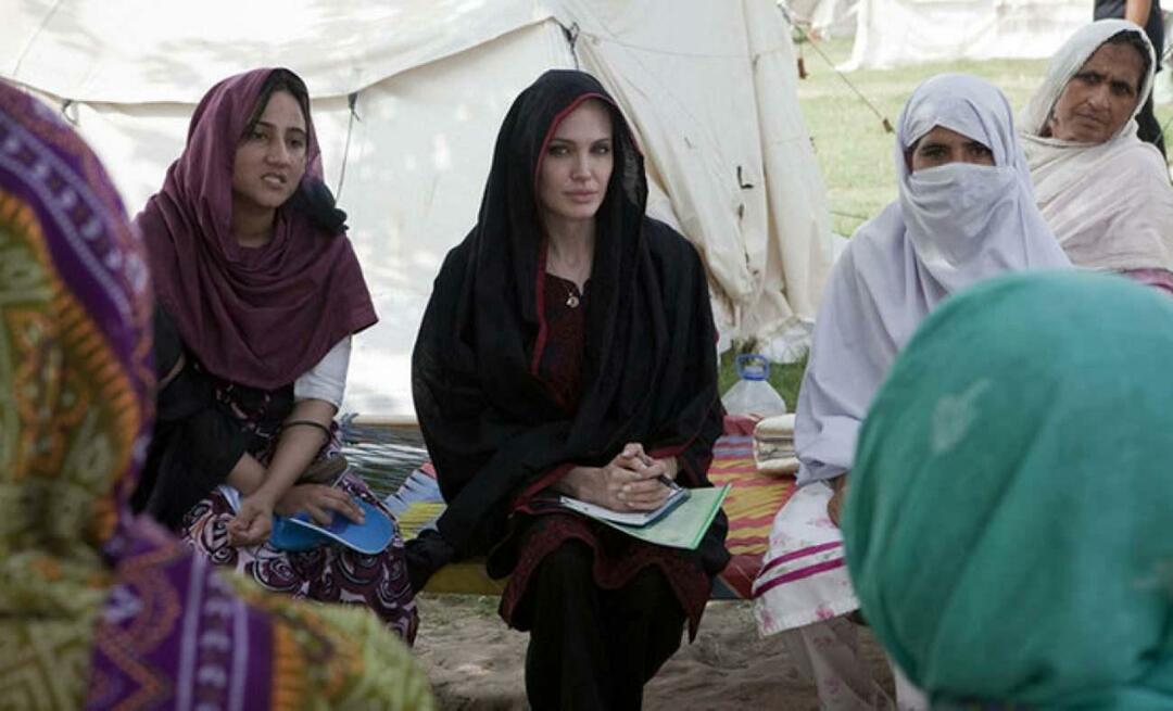 Angelina Jolie correu para ajudar o povo do Paquistão!