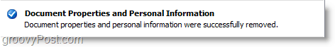 a janela de confirmação mostrando seus dados foi limpa em relação às informações pessoais