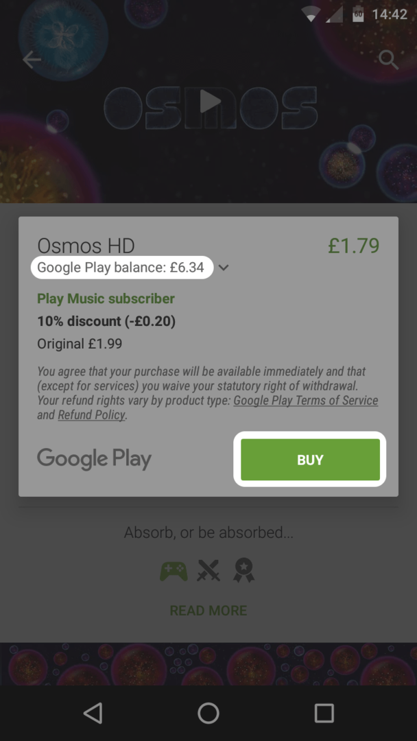 Loja de aplicativos gratuitos do Google Play Credit Music Store programas de TV filmes histórias em quadrinhos Android Android recompensas pesquisas localização play balance