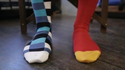 Como são avaliadas as meias que são deixadas sozinhas? 