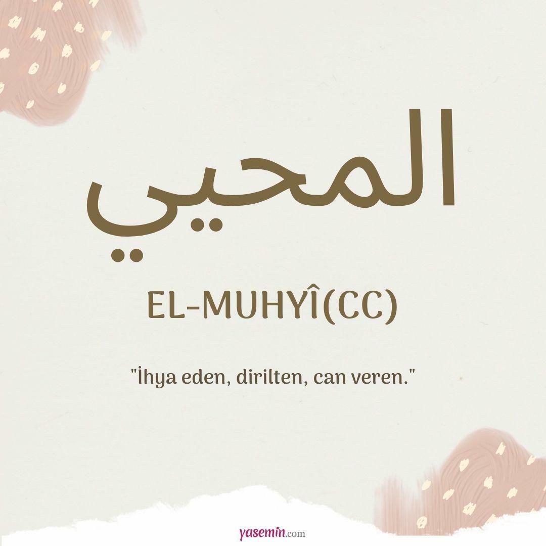 O que al-Muhyi (cc) significa?