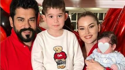 O filho de 6 meses de Fahriye Evcen, Kerem, foi visto pela primeira vez! Aqui está o bebê Kerem...