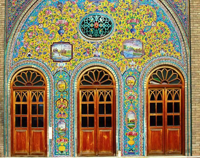 Cenas do Palácio Golestan