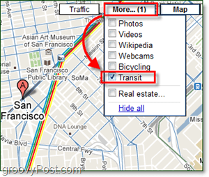 como ativar os mapas de trânsito do Google