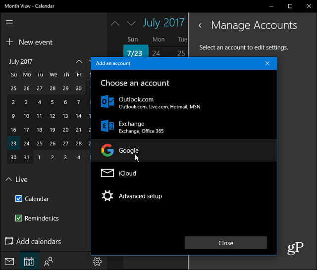 Gerencie seu Google Agenda com a Cortana no Windows 10