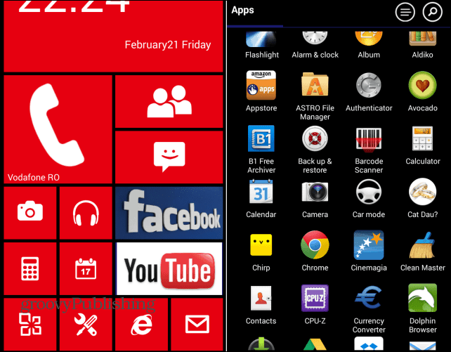 Faça o Android parecer com o Windows Phone com o Launcher 8
