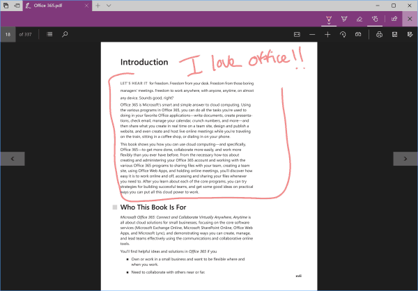 O Windows 10 Preview Build 16188 adiciona novos recursos de PDF do Edge e muito mais