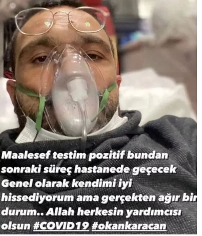 Há notícias de Okan Karacan, que pegou o coronavírus! Em lágrimas no hospital ...
